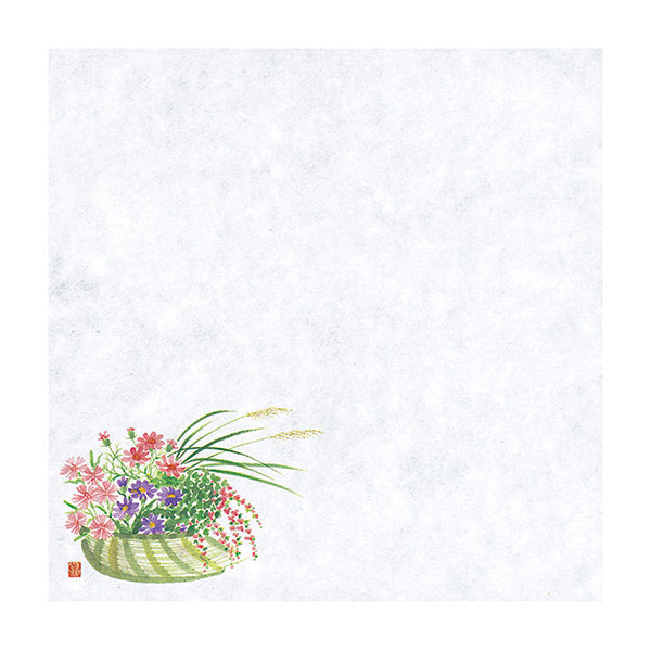 ヤマコー 花摘み篭耐油天紙 4寸 仲秋 100枚入（65555）