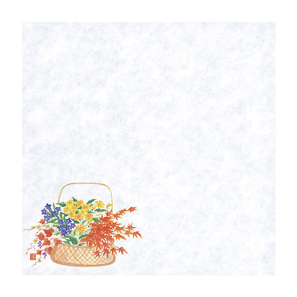 ヤマコー 花摘み篭耐油天紙 4寸 錦秋 100枚入（65556）