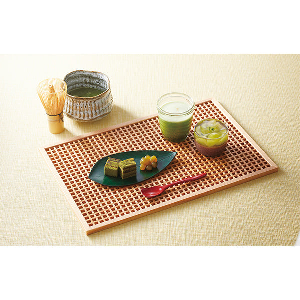 ヤマコー 杉・細目格子 会席膳（32520）