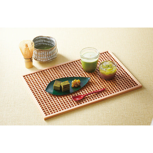 ヤマコー 杉・細目格子 会席膳（32520）