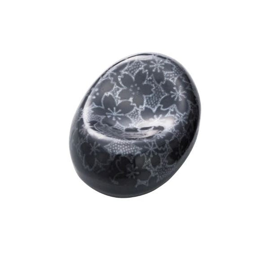 ヤマコー 小判銀彩箸置 桜（15501）【メーカー欠品】