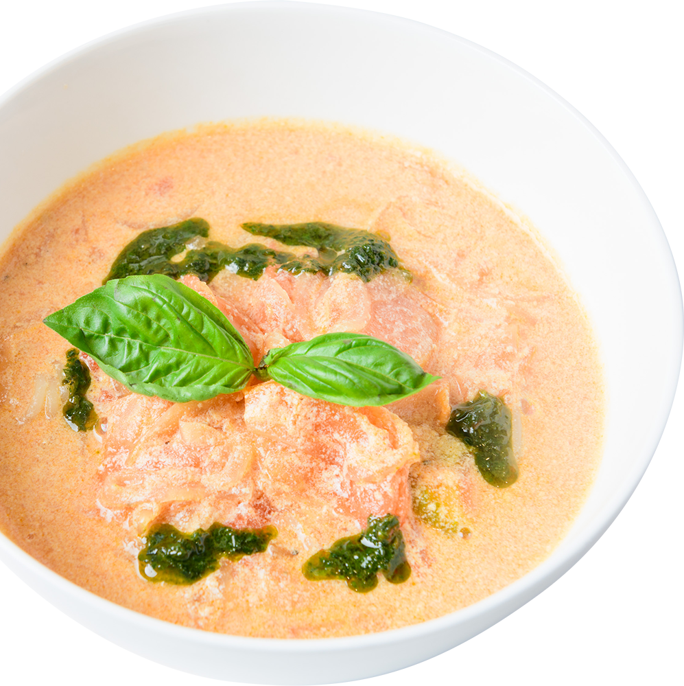 トマト豆乳スープ温麺イメージ