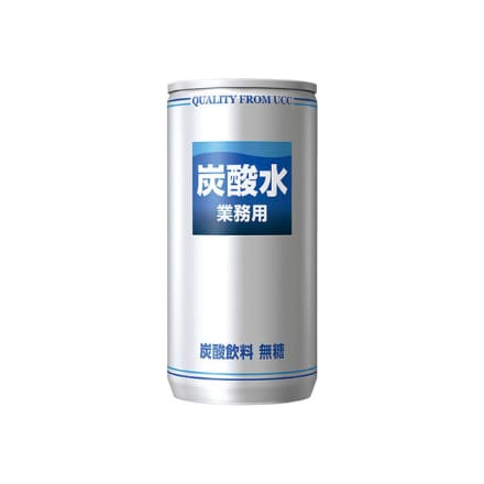 UCC 炭酸水（業務用）缶 190ml1Lイメージ